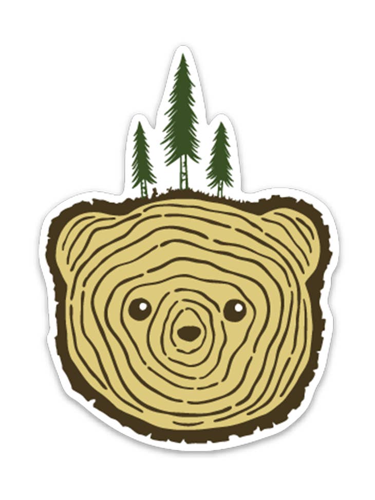 Bear Tree Sticker