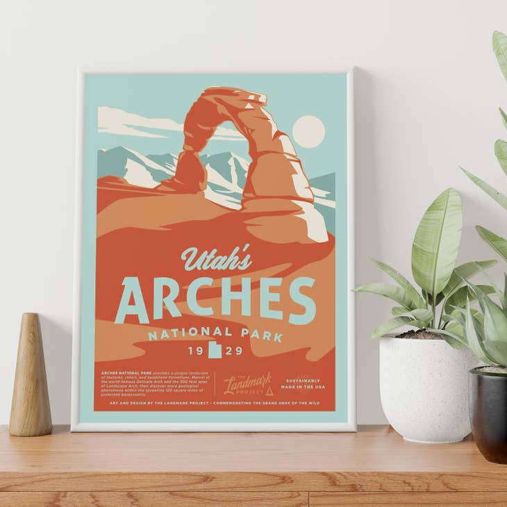 Arches National Park Poster - 12 x 16