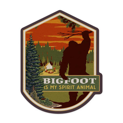 Bigfoot is my Spirit Animal Sticker