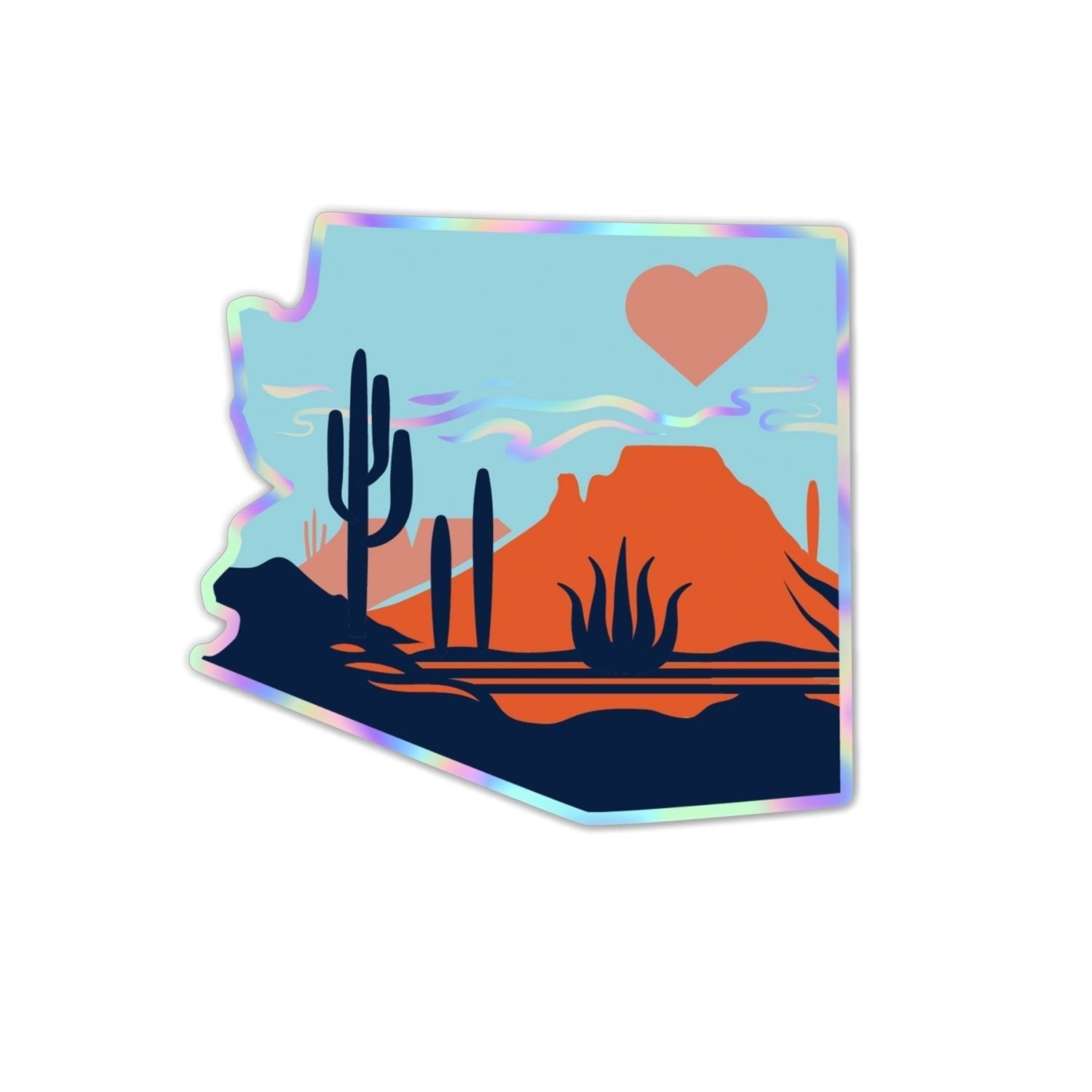 Heart of the Desert Sticker