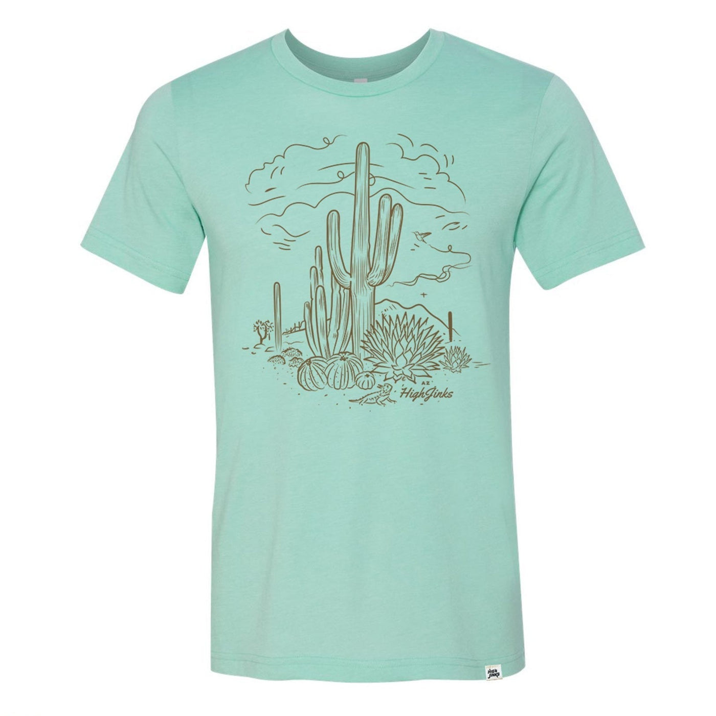 Sketchy Desert Tee - Mint