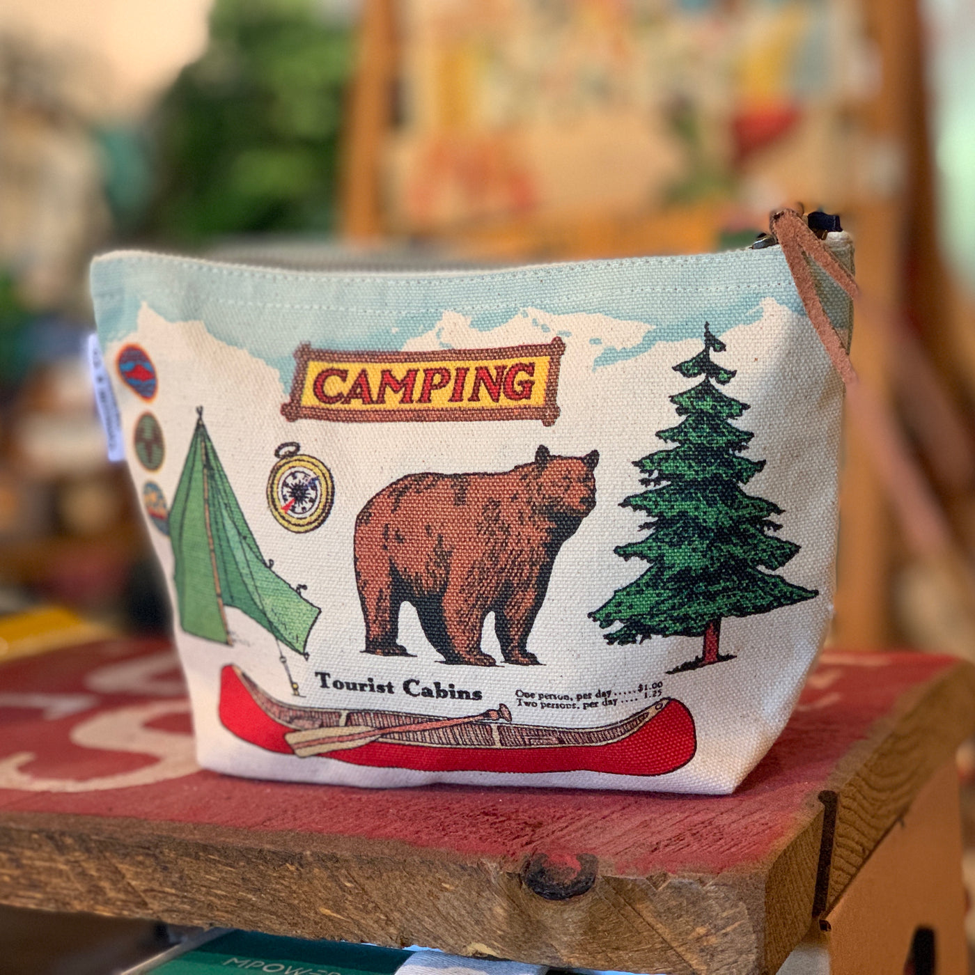 Camping Vintage Pouch