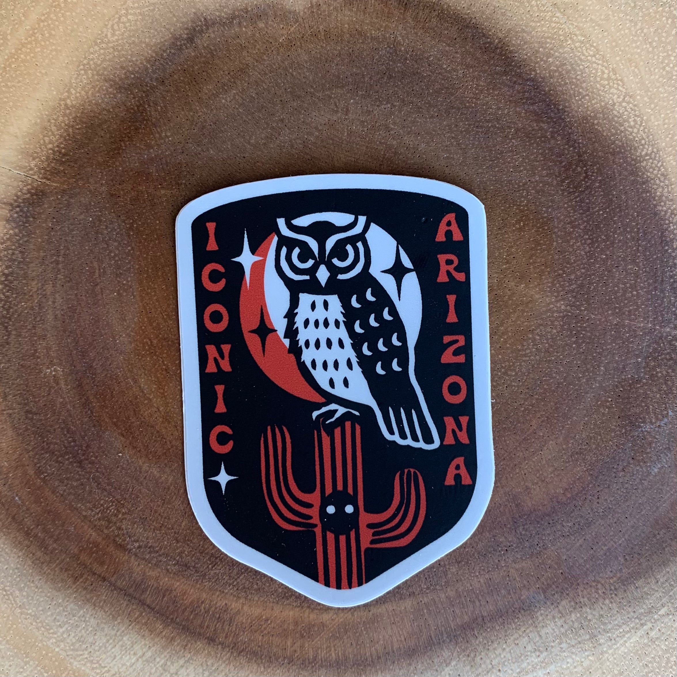 Saguaro Hoot Sticker