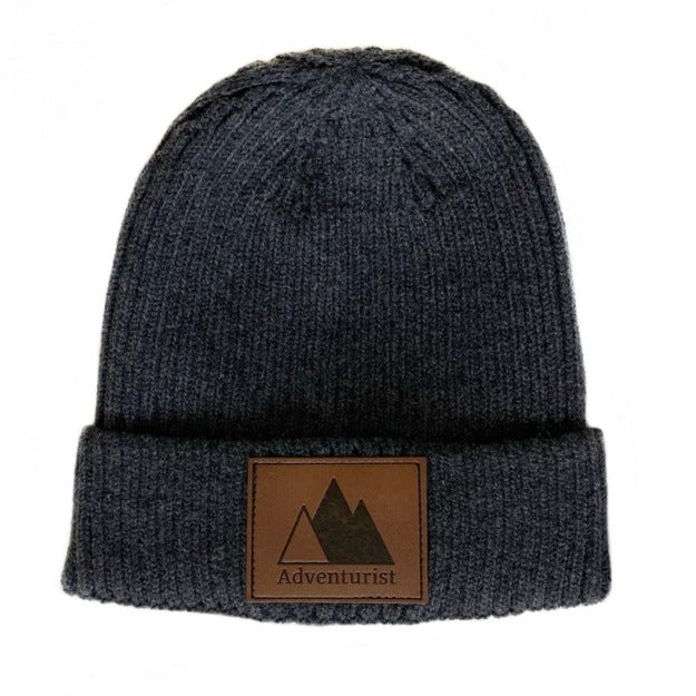 Vintage Knit Beanie - Charcoal