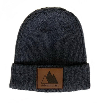 Vintage Knit Beanie - Charcoal