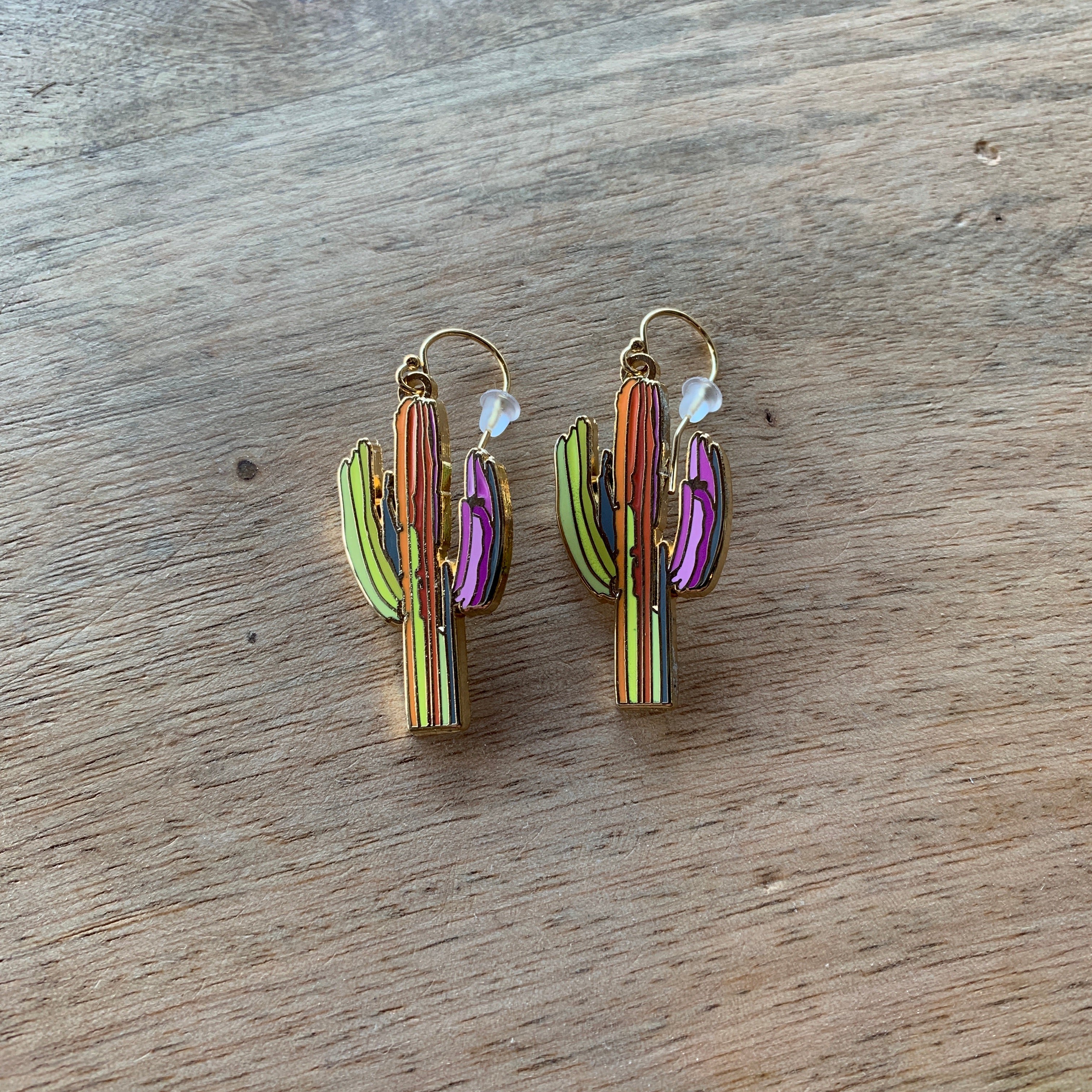 Sunset Saguaro Earrings