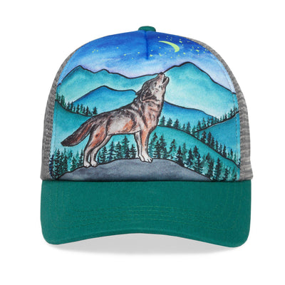 Kids' Lone Wolf Trucker Hat