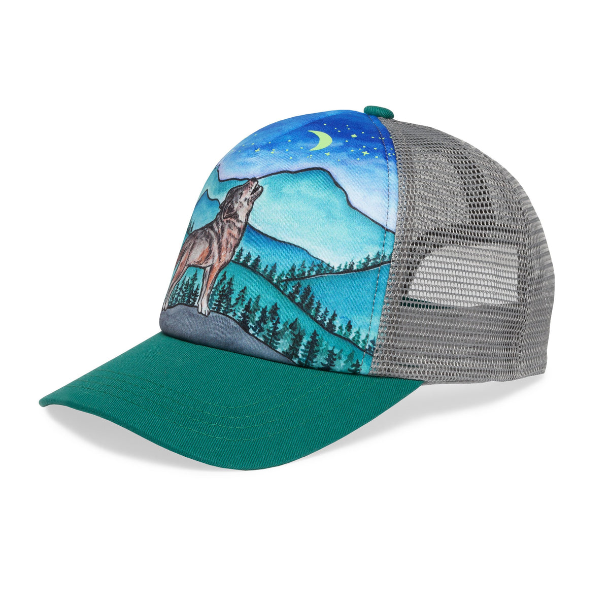 Kids' Lone Wolf Trucker Hat
