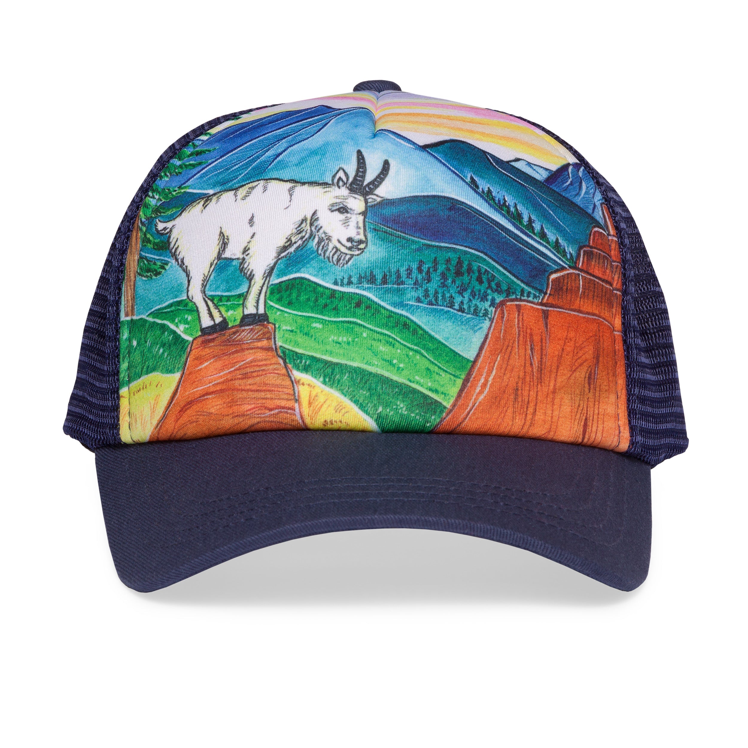 Kids' Mountain Goat Trucker Hat