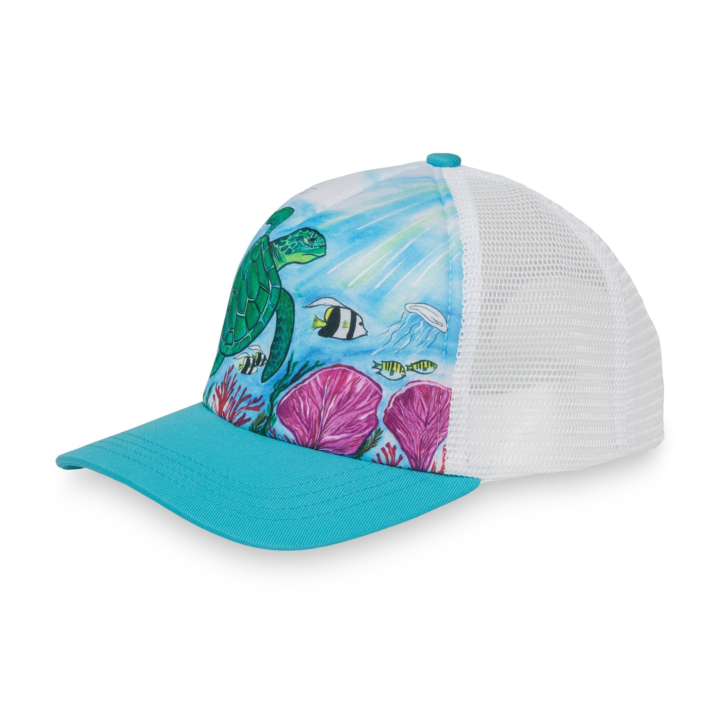 Kids' Sea Turtle Trucker Hat