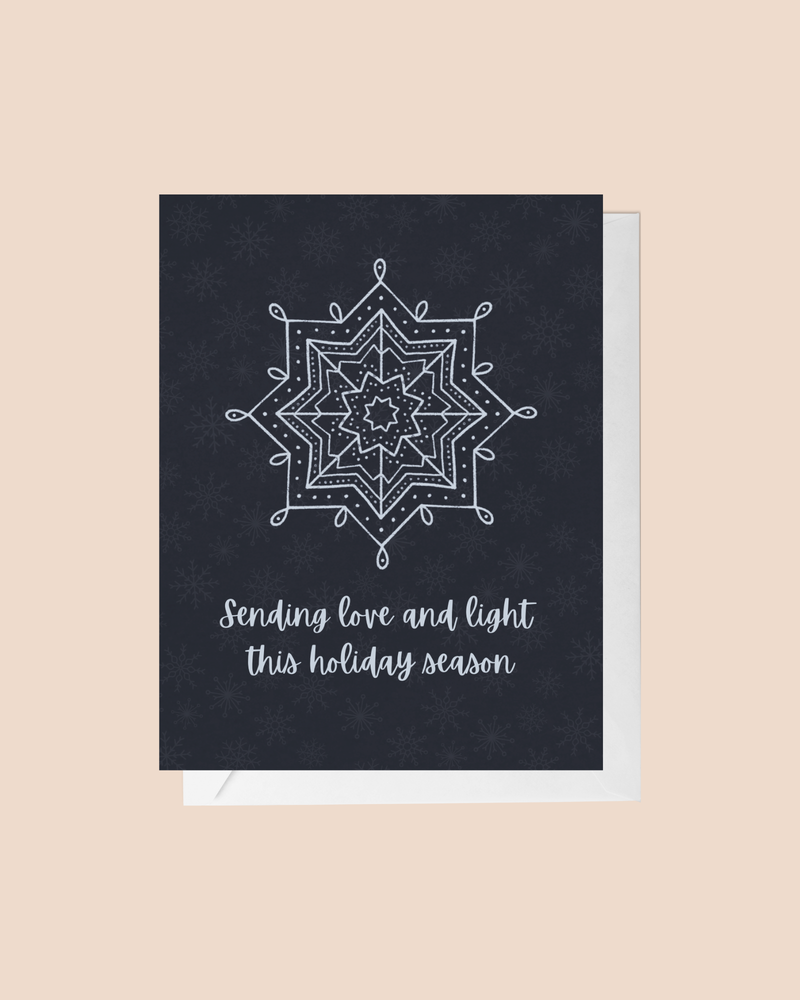 Sending Love & Light Greeting Card