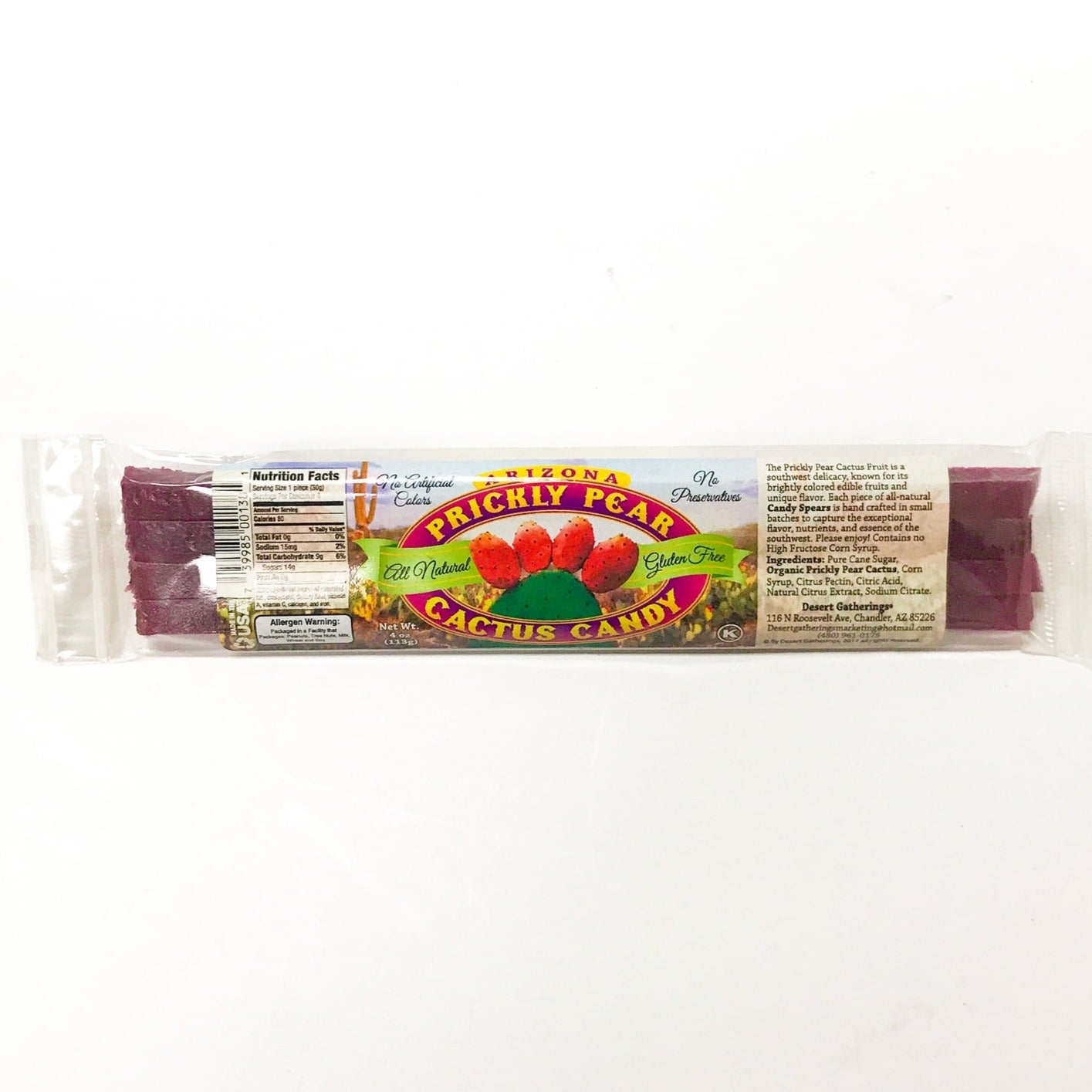 Prickly Pear Candy Spears